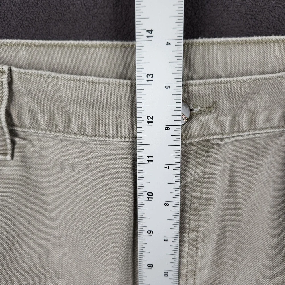 Vintage Carhartt Washed Duck Work Shorts Mens 36 Tan Canvas B25 DES Workwear